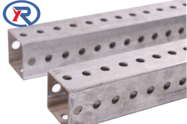 Perforated square tube